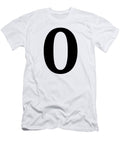 0 in Black Typewriter Style Custom Home Fashions T-Shirt