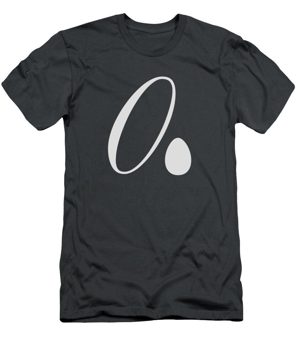 0 in Light Gray Birds and Script Custom Home Fashions T-Shirt