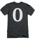 0 in Light Gray Typewriter Style Custom Home Fashions T-Shirt
