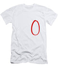 0 in Red Simple Script Custom Home Fashions T-Shirt