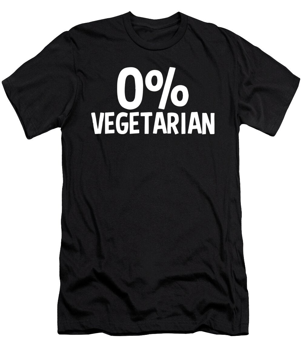0 Vegetarian Meat Grill Bbq Summer Cookout Pig Cow Steak Party New Mens Chef Jamie Horder T-Shirt