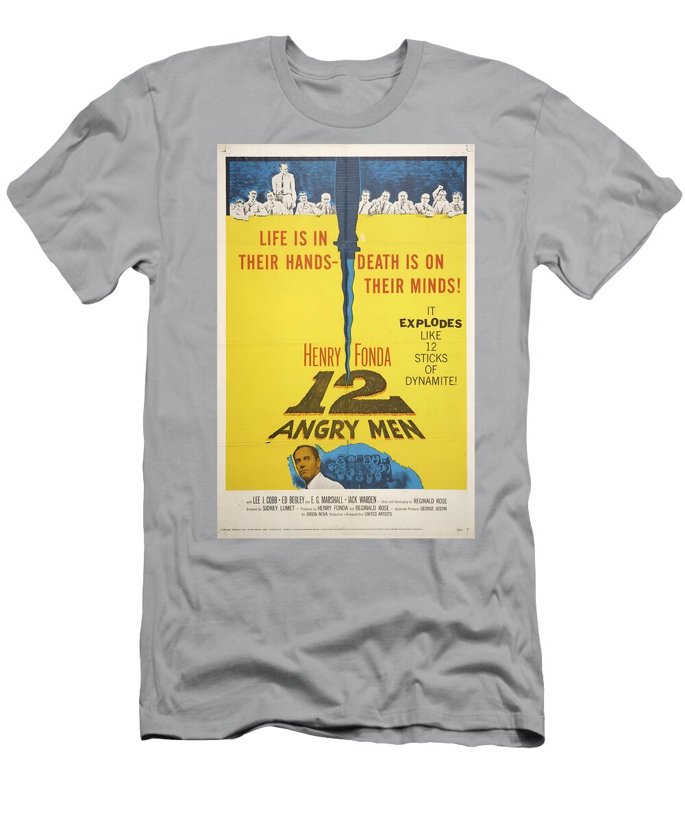 1 12 Angry Men 1957 Crime Drama Retro Movie Poster Upscaled T-Shirt