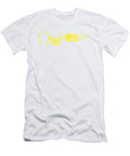 1 911 Dispatcher USA Yellow American Flag Heart Florian Dold Art T-Shirt