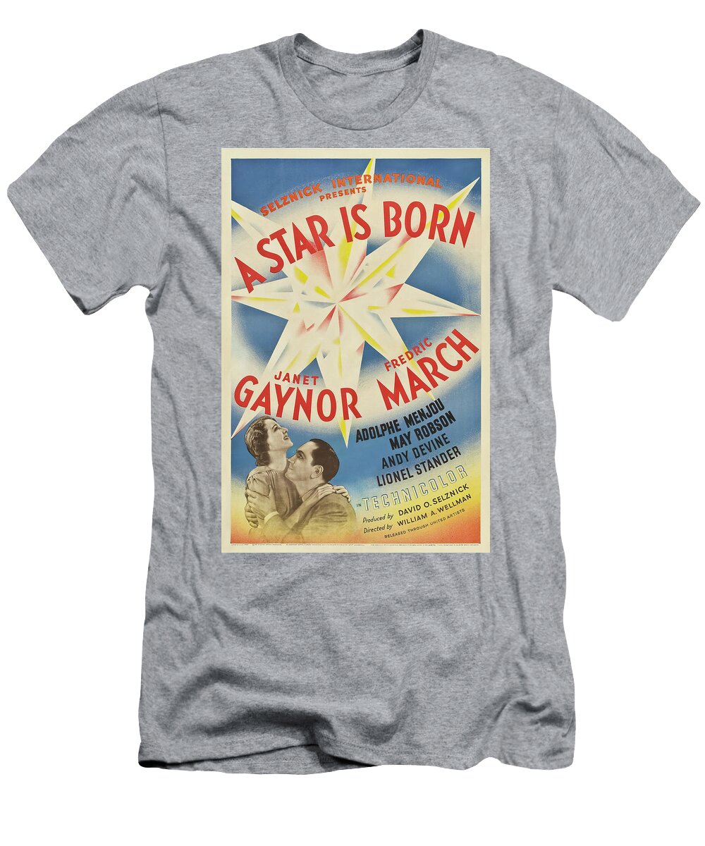 1 a Star Is Born 1937 Original Movie Poster T-Shirt
