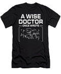 1 a Wise Doctor Once Wrote Doctor Funny Moon T-Shirt