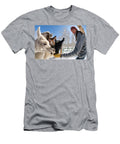 1 a Woman Feeding Alpacas Kennan Harvey T-Shirt