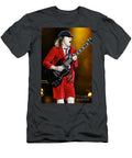 1 Ac DC Guitarist Angus Young Front Row Photographs T-Shirt