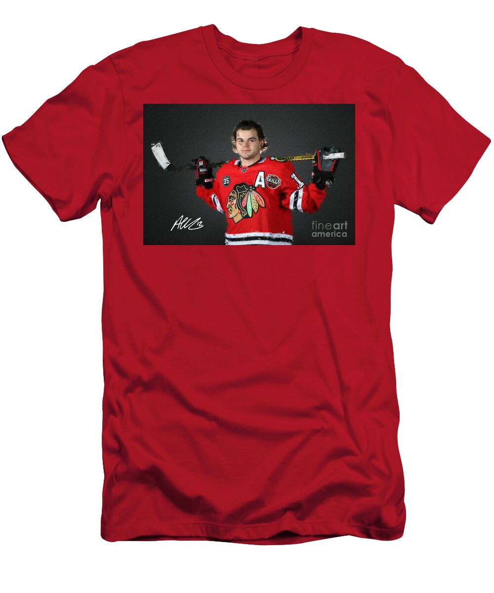 1 Alex Debrincat with Signature Mark Mcduffy T-Shirt