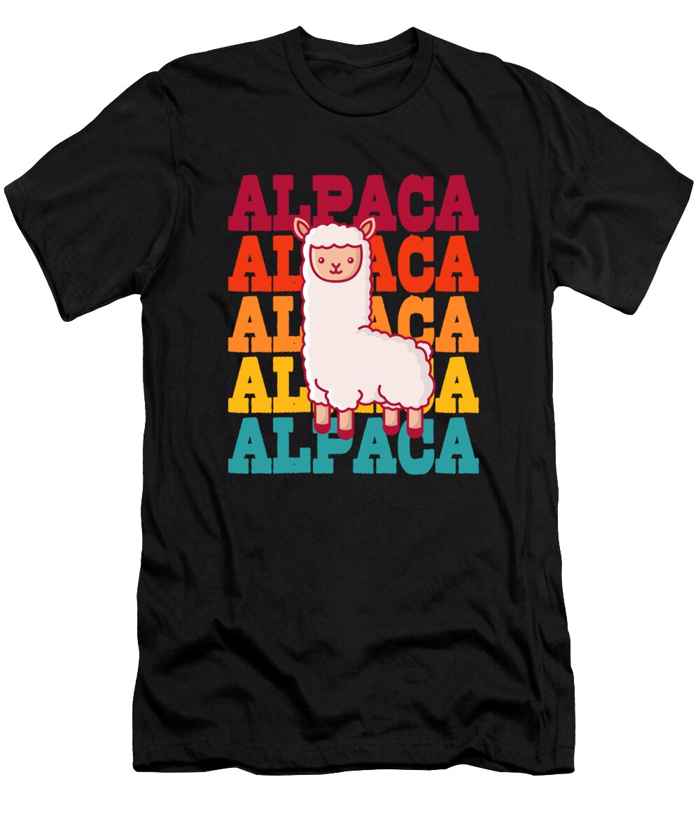 1 Alpaca Guanaco Llama Vicuna Breeder Alpaca Marco Rothe T-Shirt