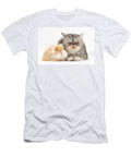 1 Alpaca Guinea Pig and Silver Tabby Cat Mark Taylor T-Shirt