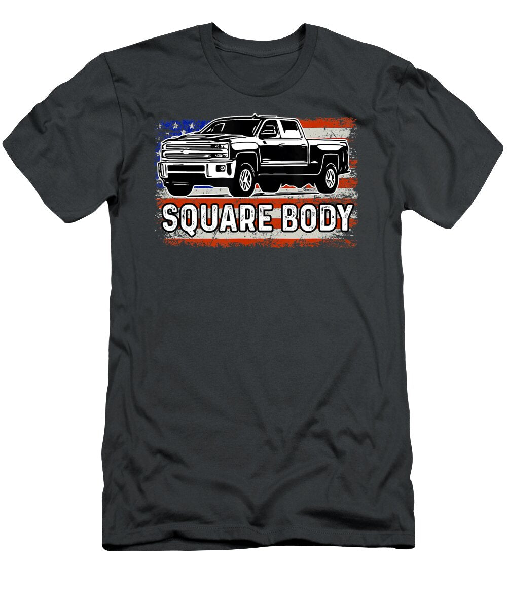1 American Flag Square Body Anh Nguyen T-Shirt