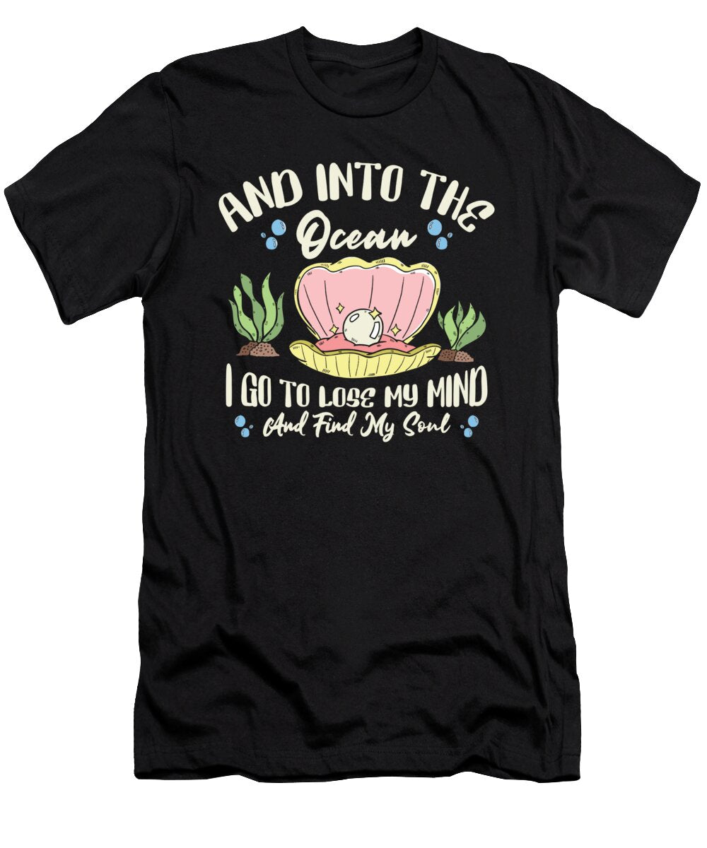 1 and Into the Ocean Scuba Diver Marine Life Diving Toms Store T-Shirt