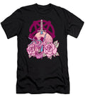 1 Anime Aesthetic Pastel Goth Pentagram Roses Skulls Shannon Nelson Art T-Shirt
