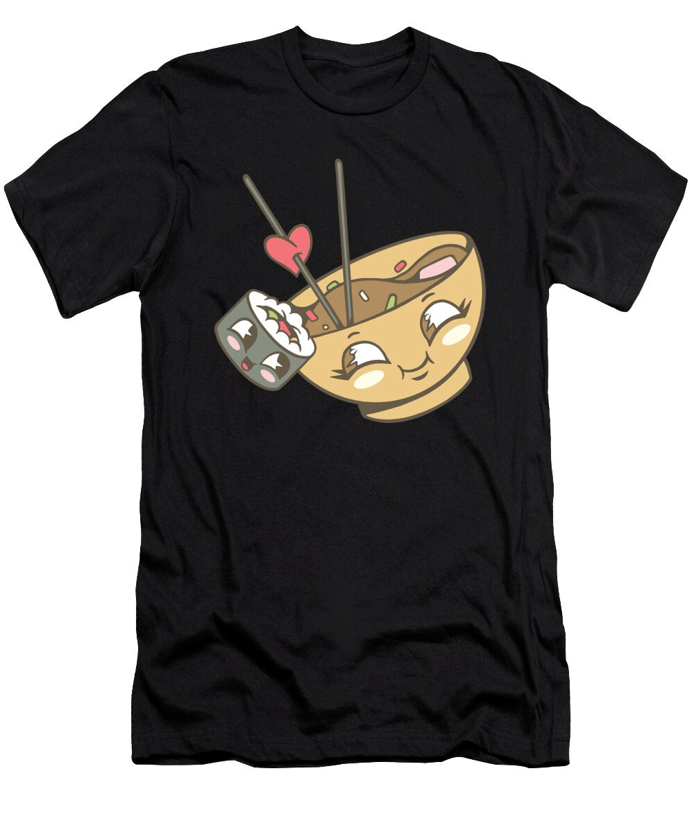 1 Anime Japanese Food Japan Kawaii Couple Ramen Florian Dold Art T-Shirt