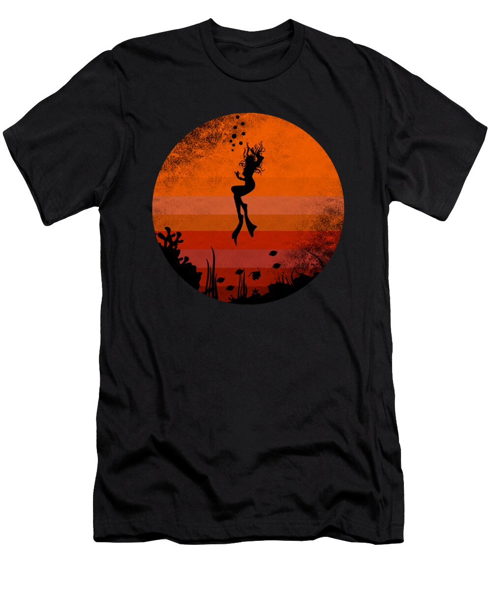 1 Apnea Vintage Diver Design Ts Publishing T-Shirt