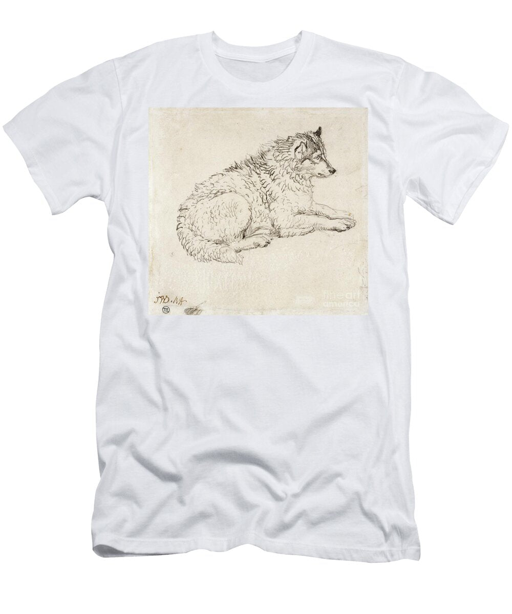 1 Arctic Dog Facing Right James Ward T-Shirt