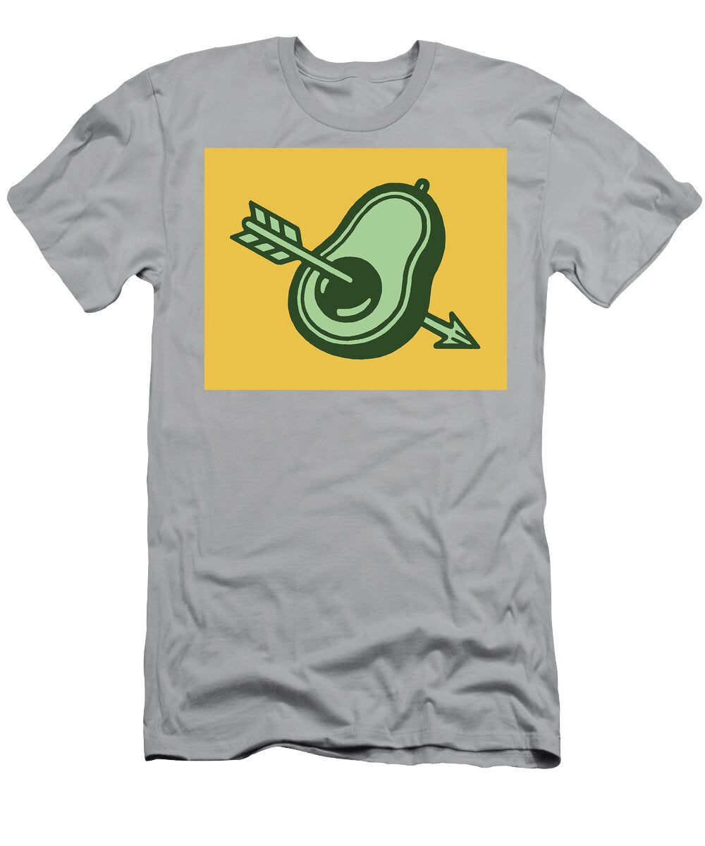 1 Arrow Through Avocado Pit Csa Images T-Shirt