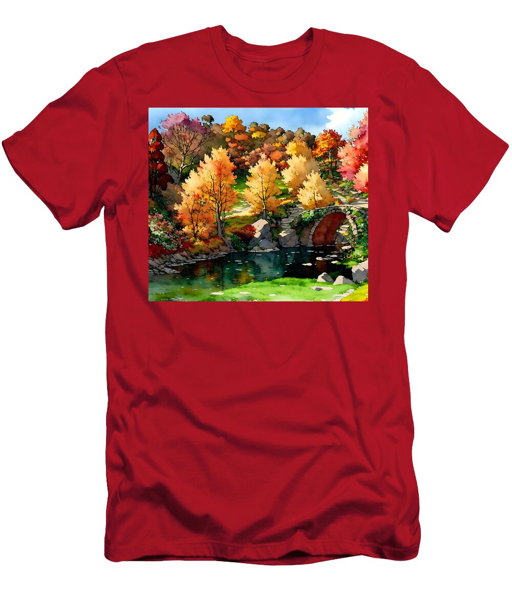 1 Autumn Bridge Bob Smerecki T-Shirt