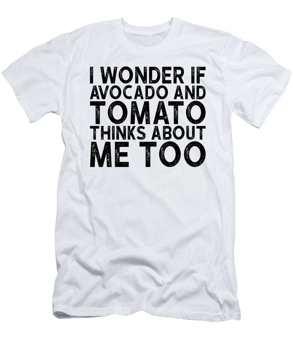 1 Avocado and Tomatoes Saying Manuel Schmucker T-Shirt