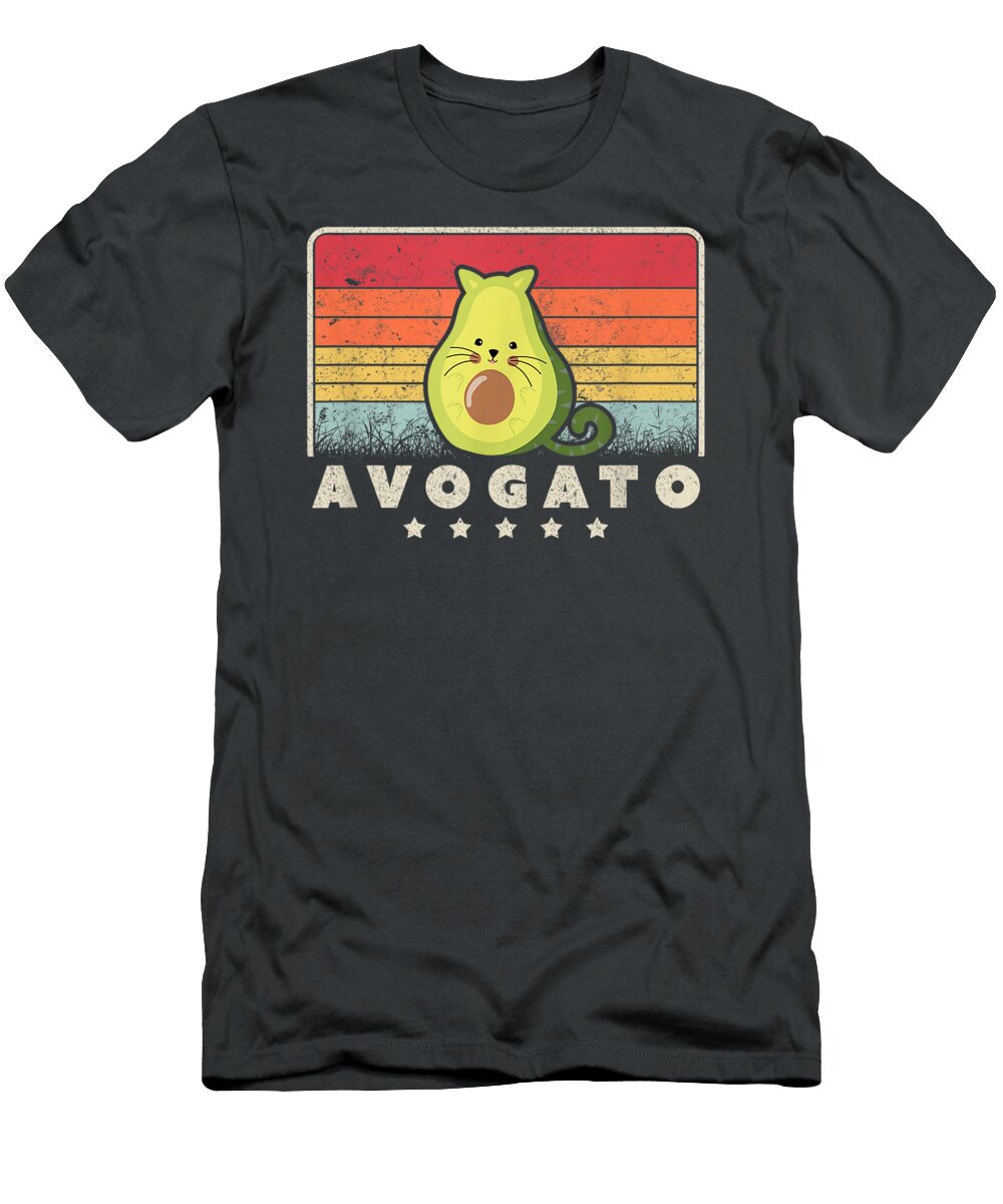 1 Avogato Retro Cat Avocado Cinco De Mayo Sadiq Aoife T-Shirt