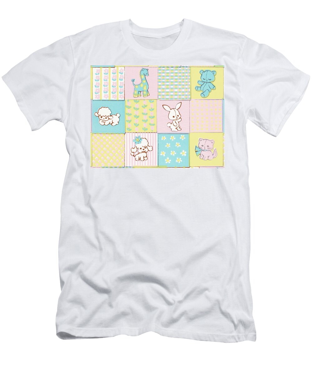 1 Baby Animals Pattern Csa Images T-Shirt