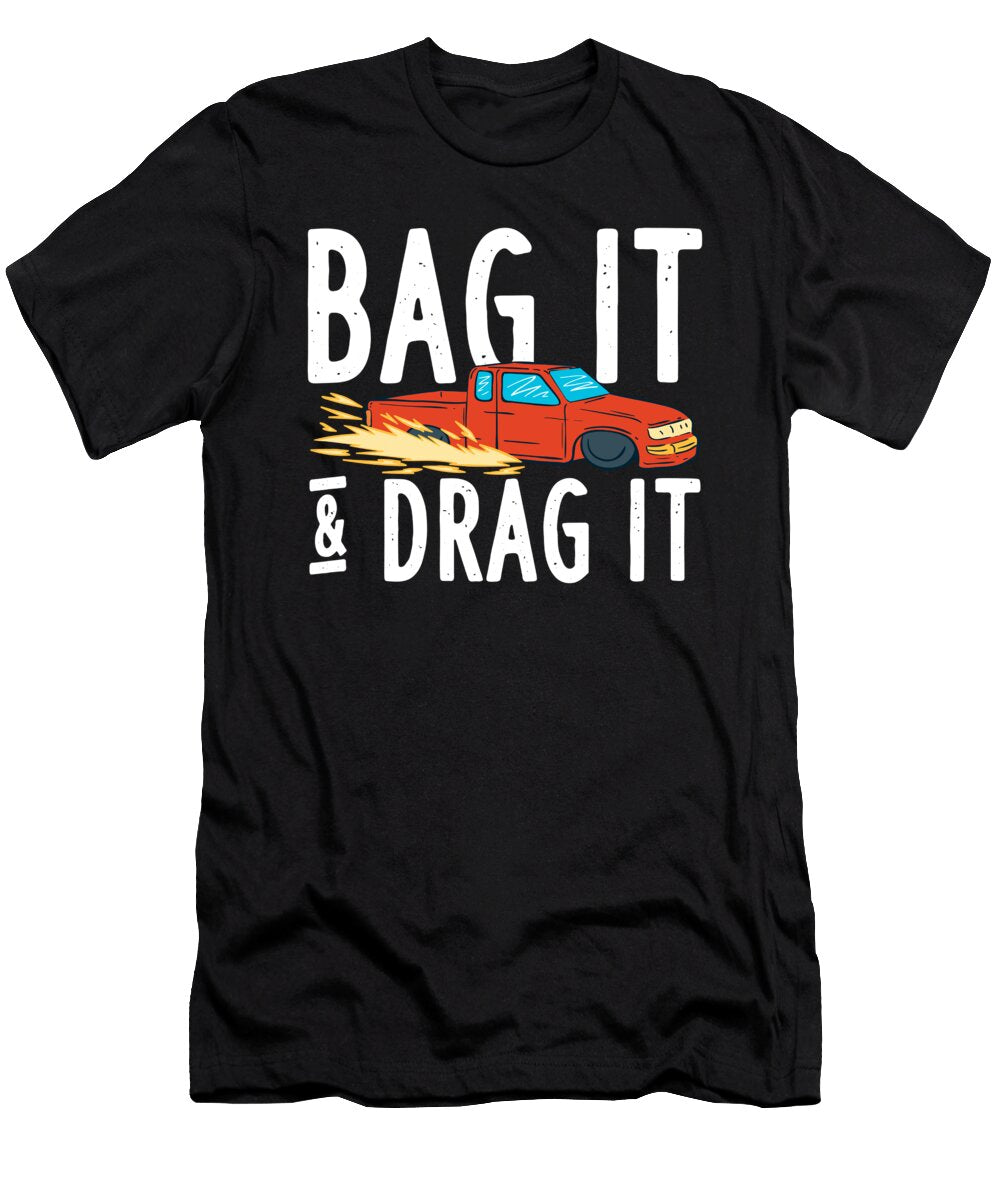 1 Bag It Bagged Lowered Mini Truck Lowrider Toms Store T-Shirt