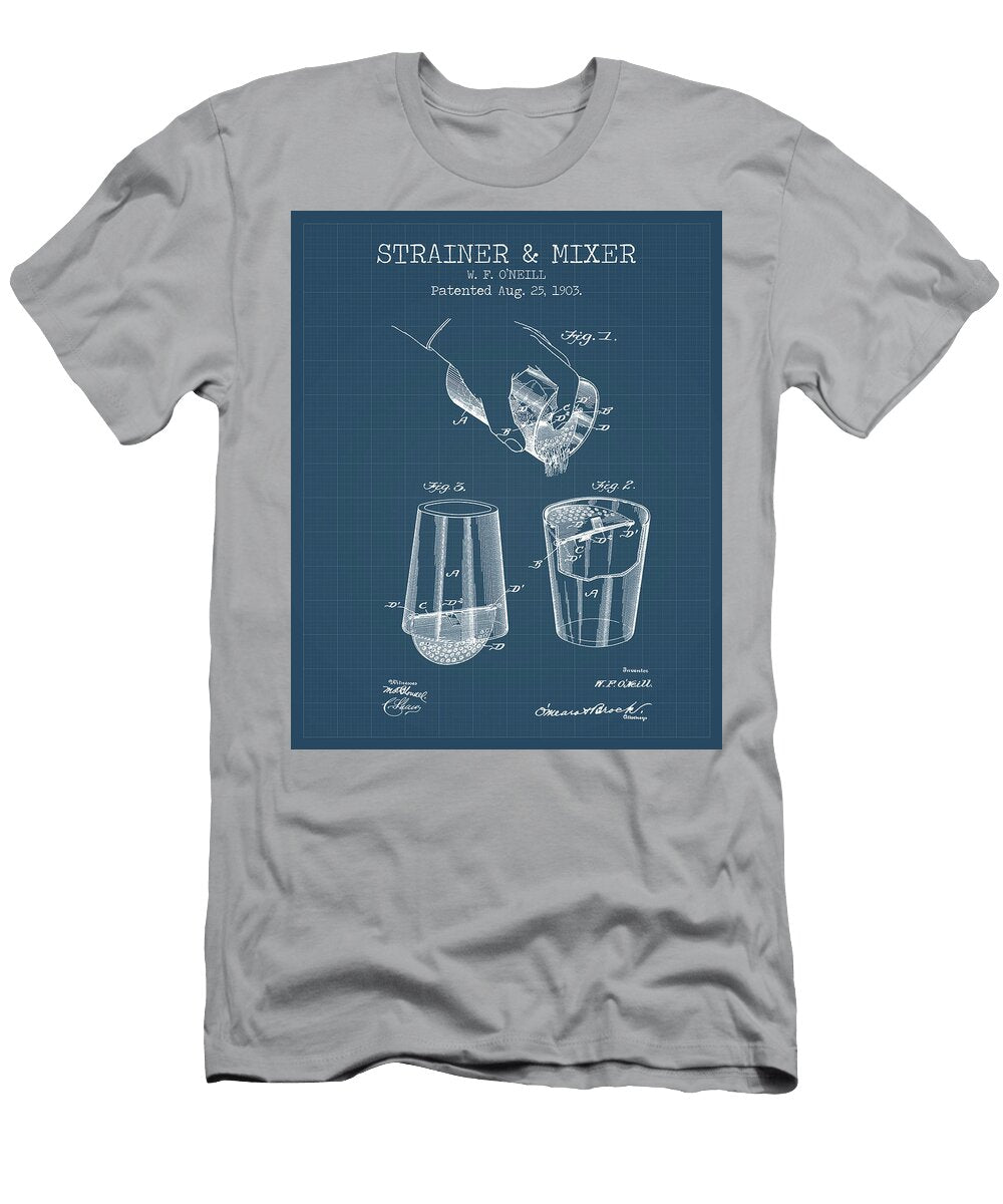 1 Bar Mixer Blueprints Denny H T-Shirt