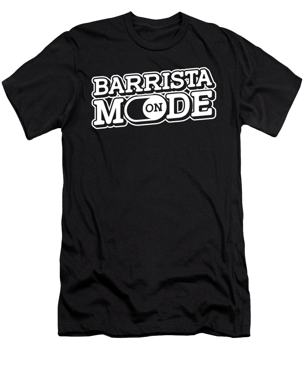 1 Barista Coffee Coffeemaker Crazy Squirrel T-Shirt