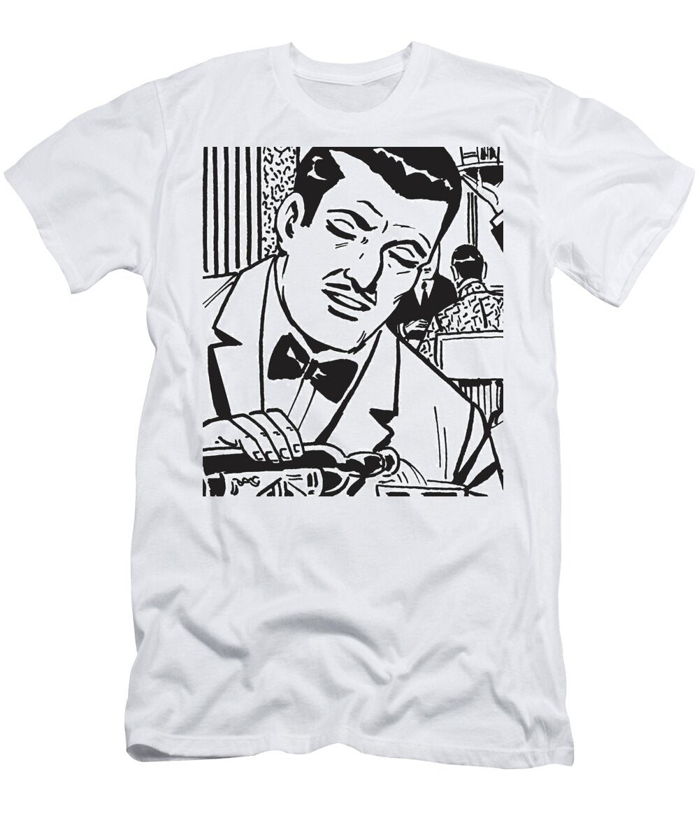 1 Bartender Making Drinks Csa Images T-Shirt