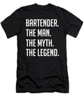 1 Bartender the Man the Myth the Legend Funny Secret Santa Cal Nyto T-Shirt