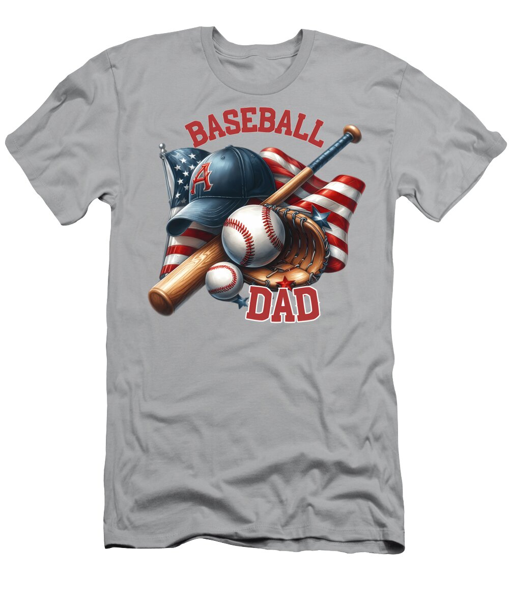1 Baseball Dad Quang Vu T-Shirt