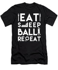 1 Basketball Eat Sleep Ball Repeat Jacob Zelazny T-Shirt