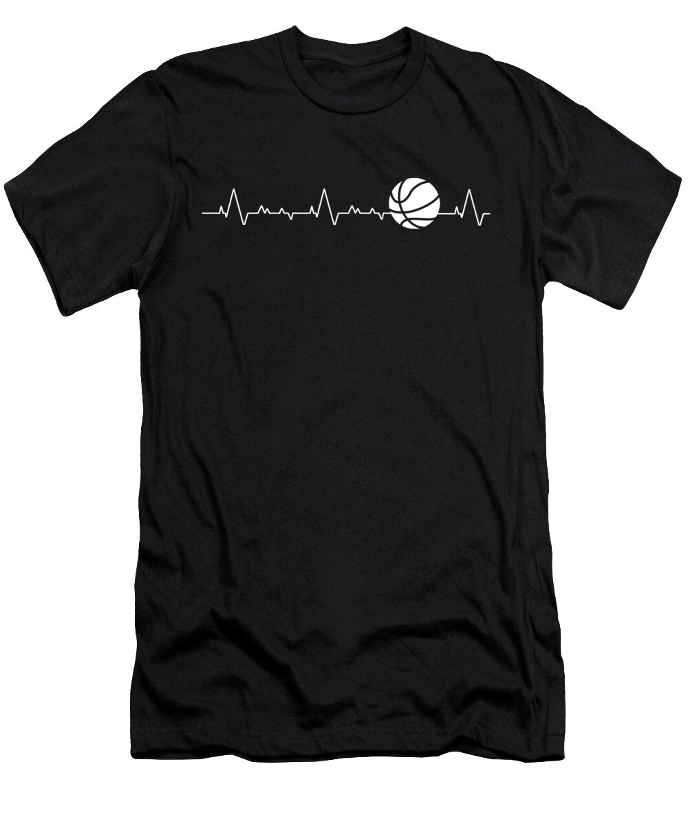 1 Basketball Heartbeat Jacob Zelazny T-Shirt