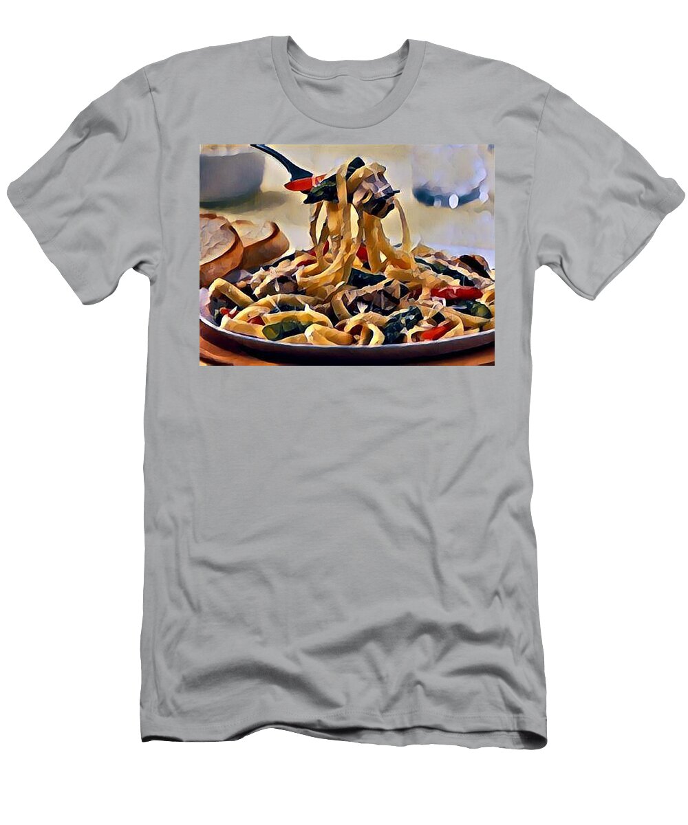 1 Bavette Italian Pasta Food Francesca Mungo T-Shirt