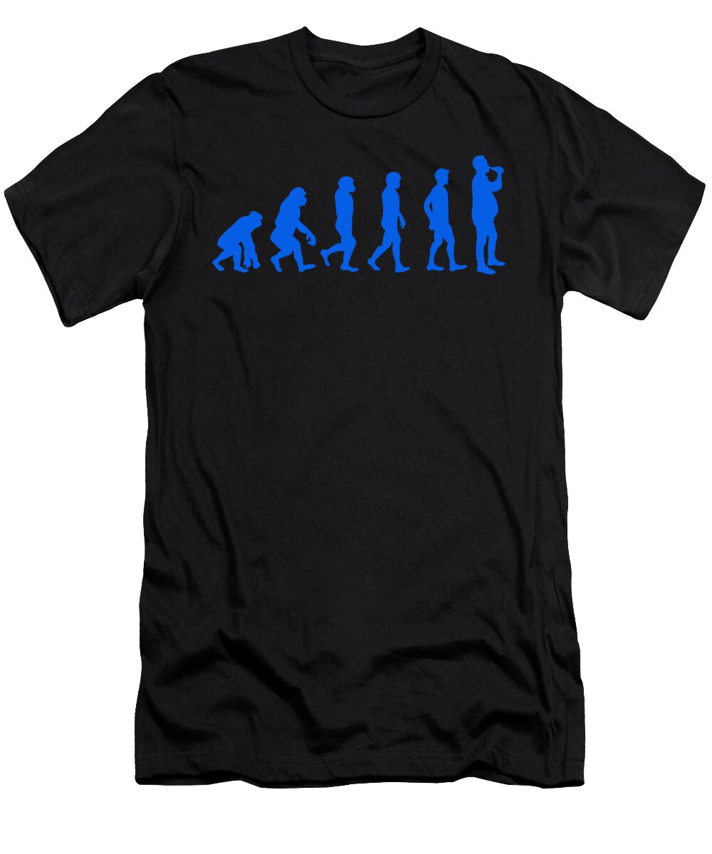 1 Beer Lover Evolution of the Beer Body Beer Drinker Kanig Designs T-Shirt