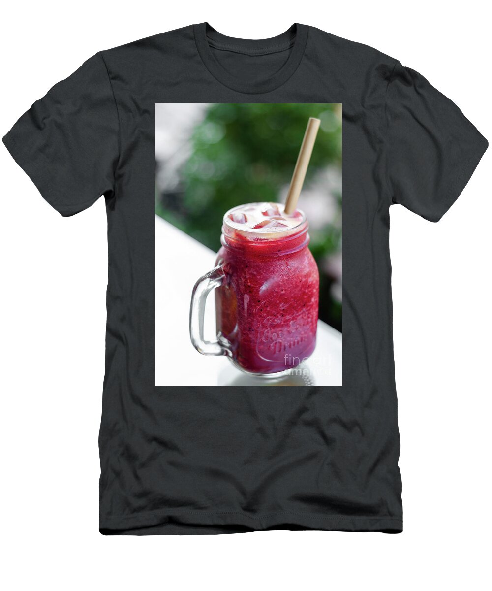 1 Beetroot and Carrot Healthy Organic Vegetable Smoothie Outdoors Jm Travel Photography T-Shirt