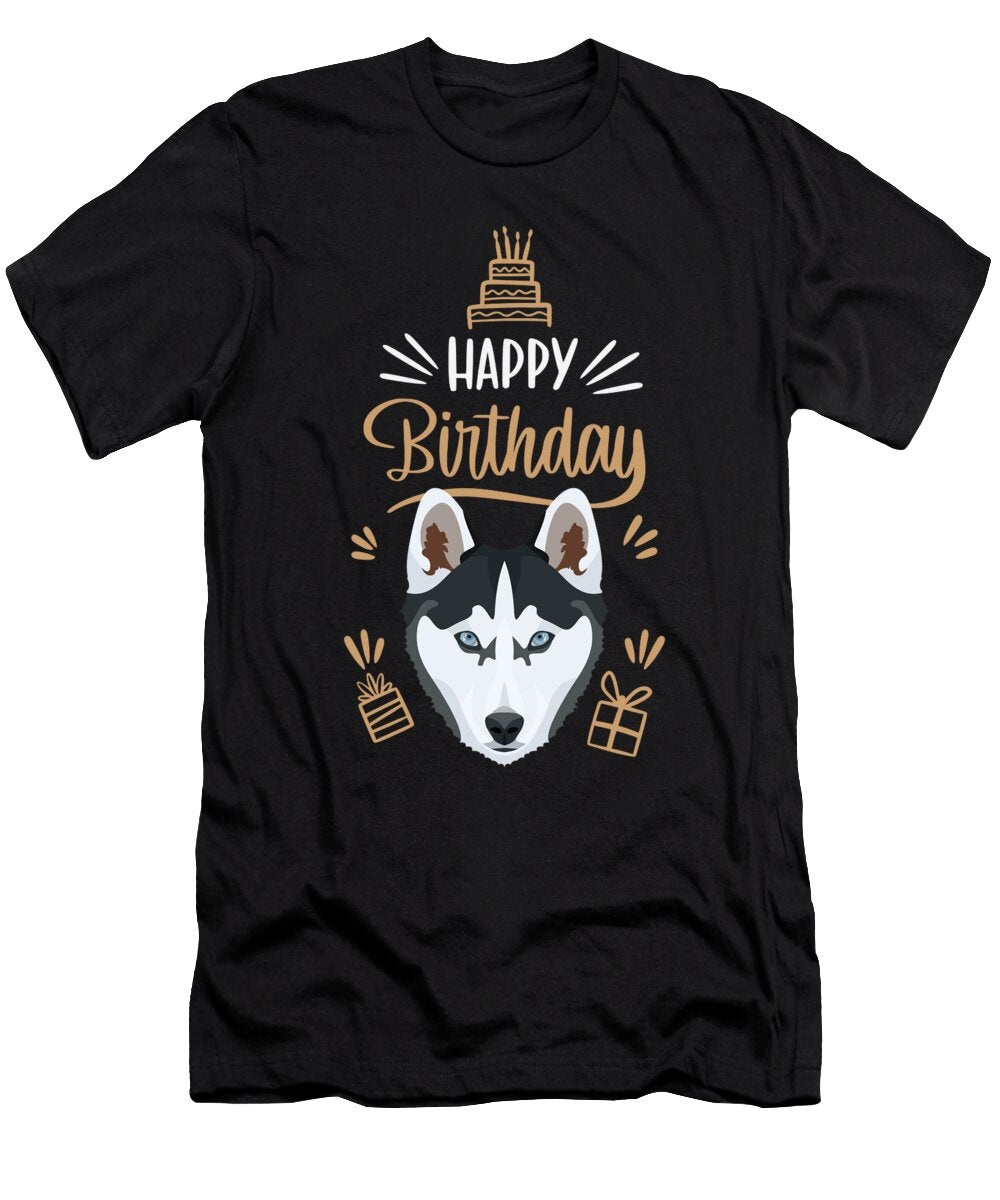 1 Birthday Gift Husky Greenoptix T-Shirt