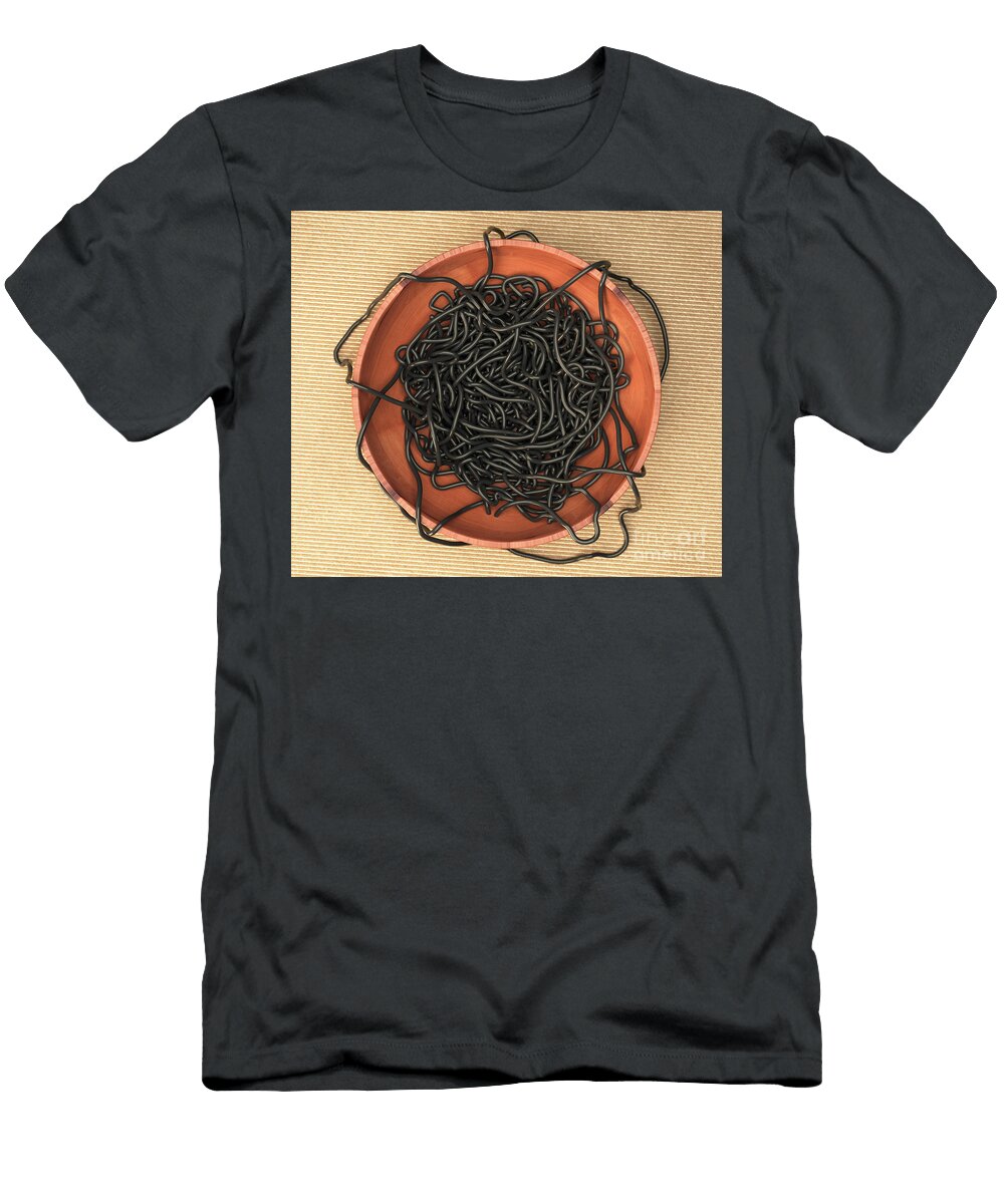 1 Black Ink Noodles Allan Swart T-Shirt