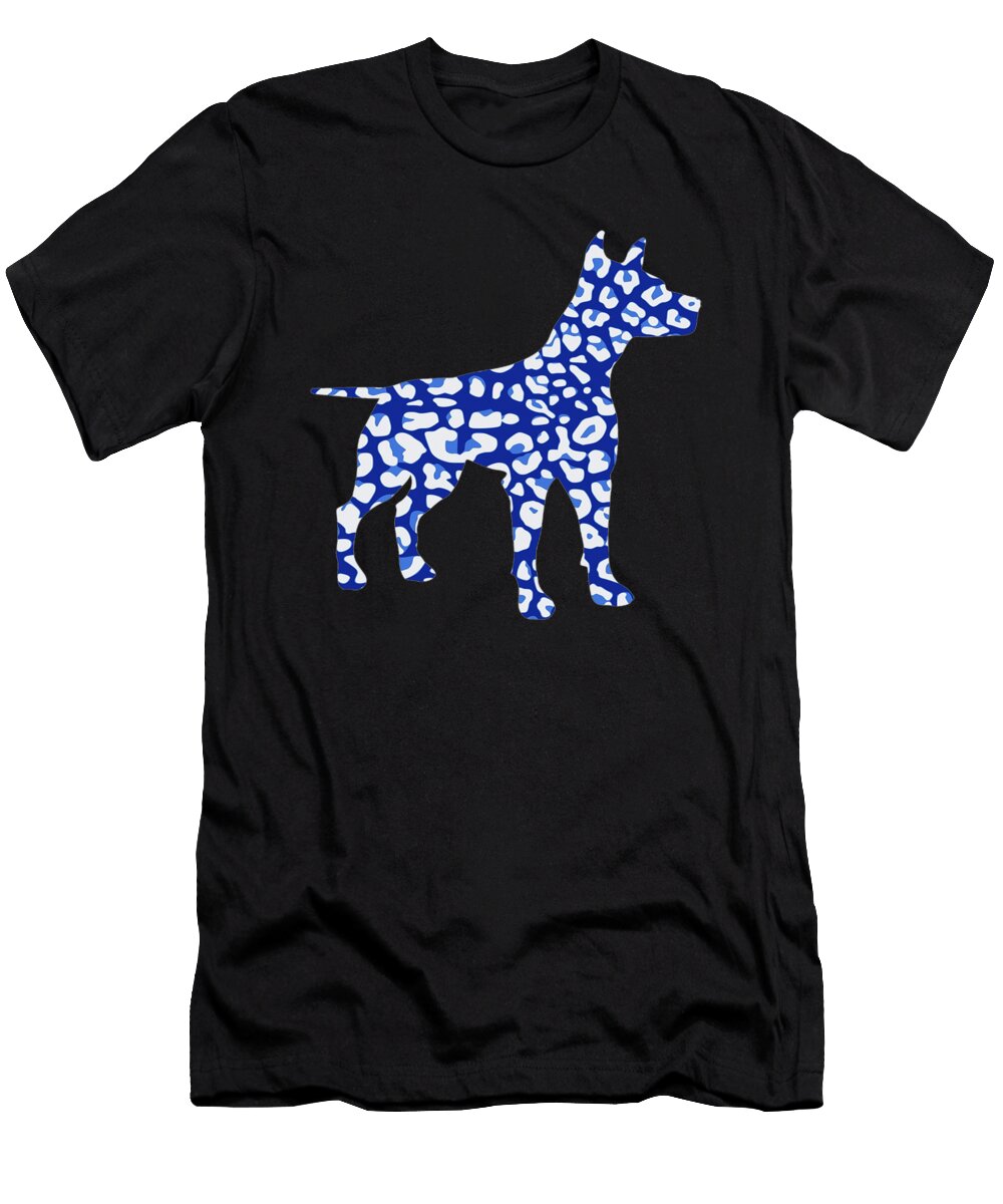 1 Blue Cheetah Dog Kaylin Watchorn T-Shirt