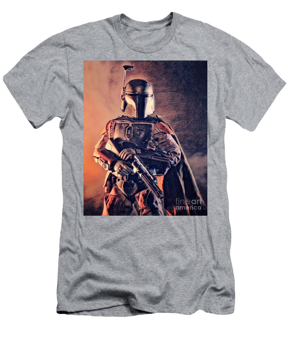 1 Boba Fett Pixel Chimp T-Shirt