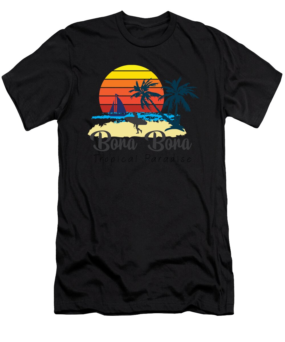 1 Bora Bora Summer Vacation Maldives Travel Destination Gift Jan Deelmann T-Shirt