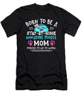 1 Born to Be a Miniature Poodle Mom Funny Mini Natalie Lidford T-Shirt