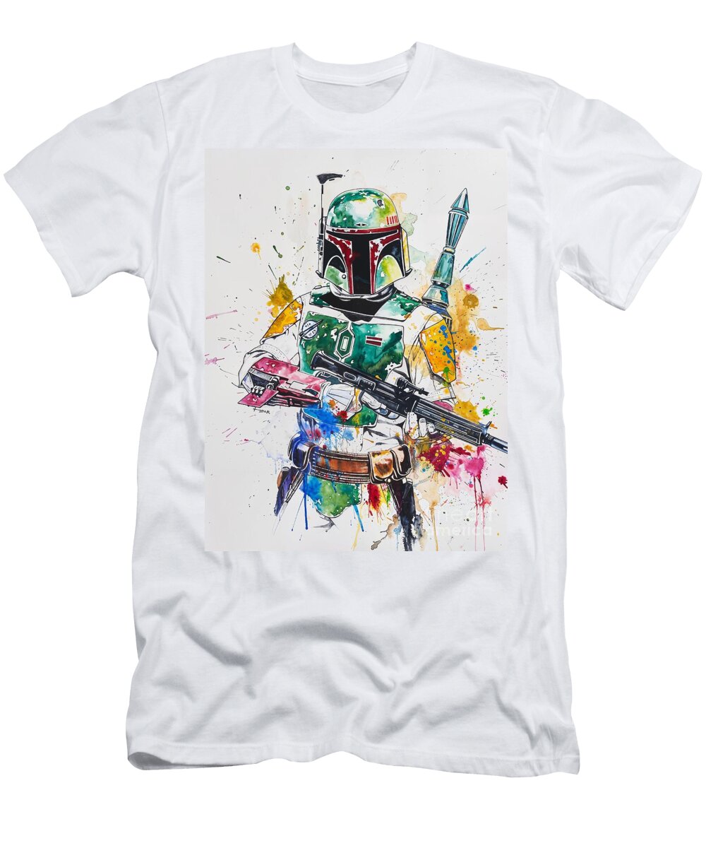 1 Bounty Hunter Pixel Chimp T-Shirt