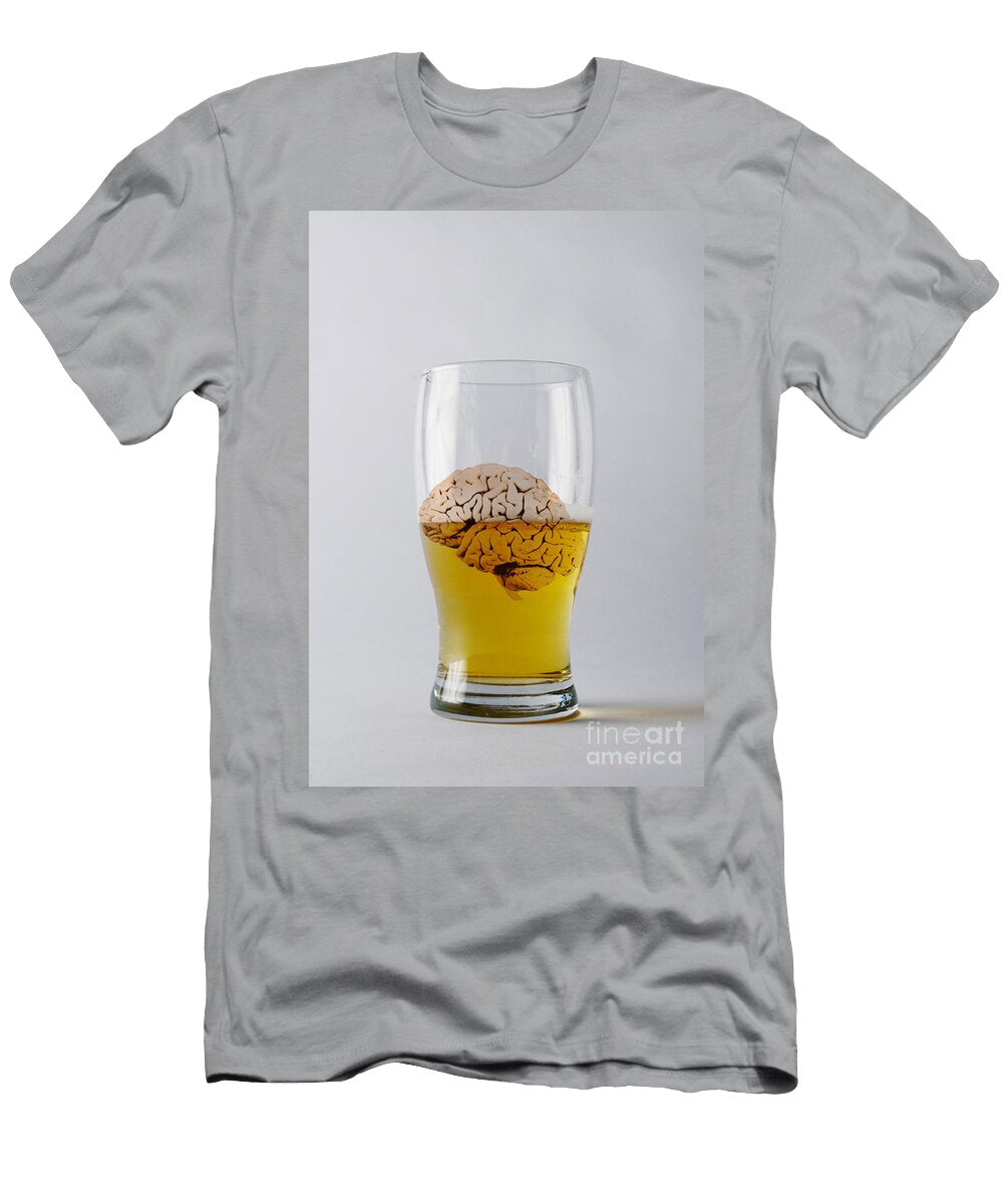 1 Brain and Alcohol Conceptual Mary Martin T-Shirt