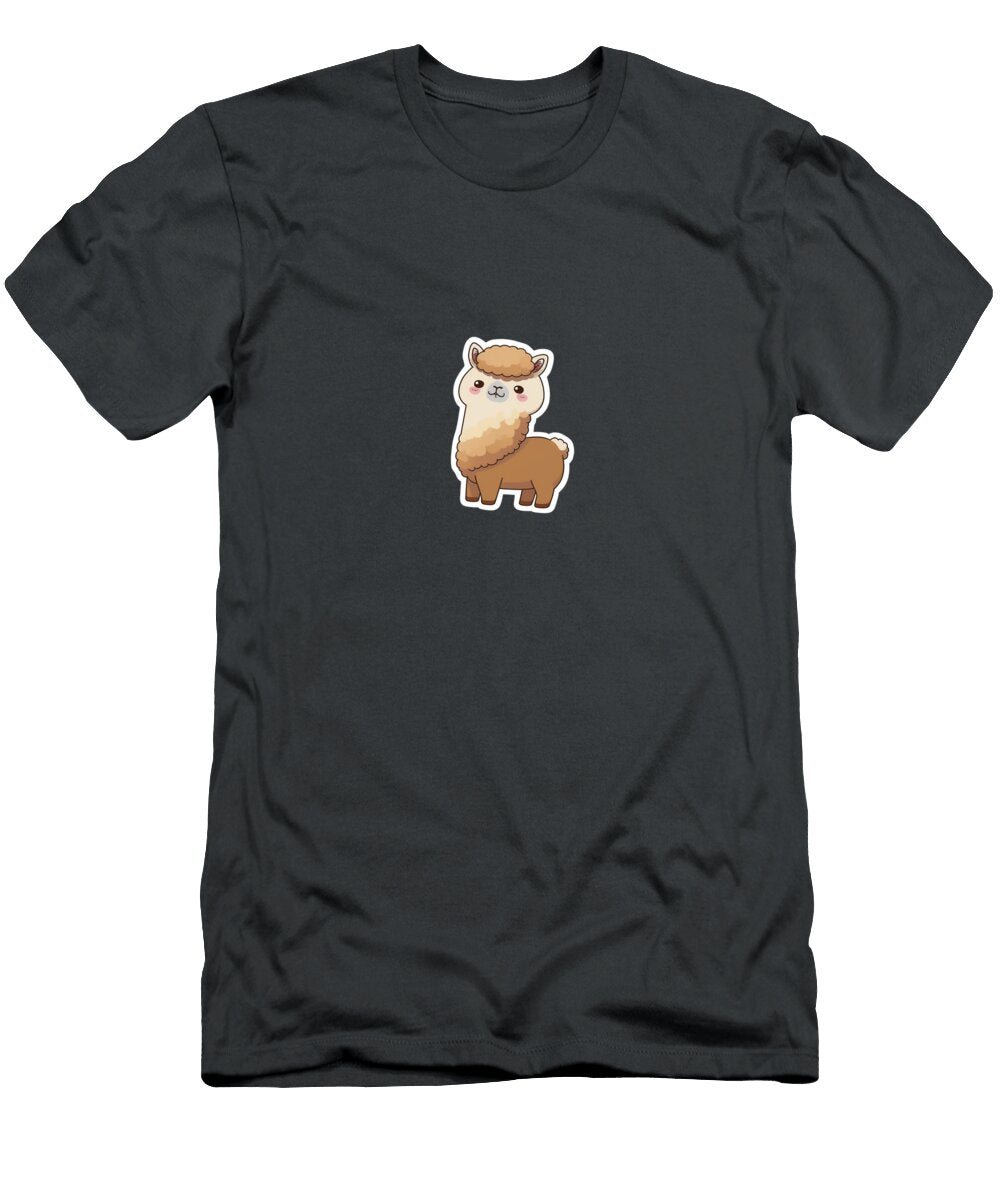 1 Brown Alpaca Picture Kailooma X Thedol T-Shirt