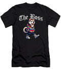 1 Brown Husky Dog the Boss Cool Jacket Outfit Dog Zyneu Gangd T-Shirt
