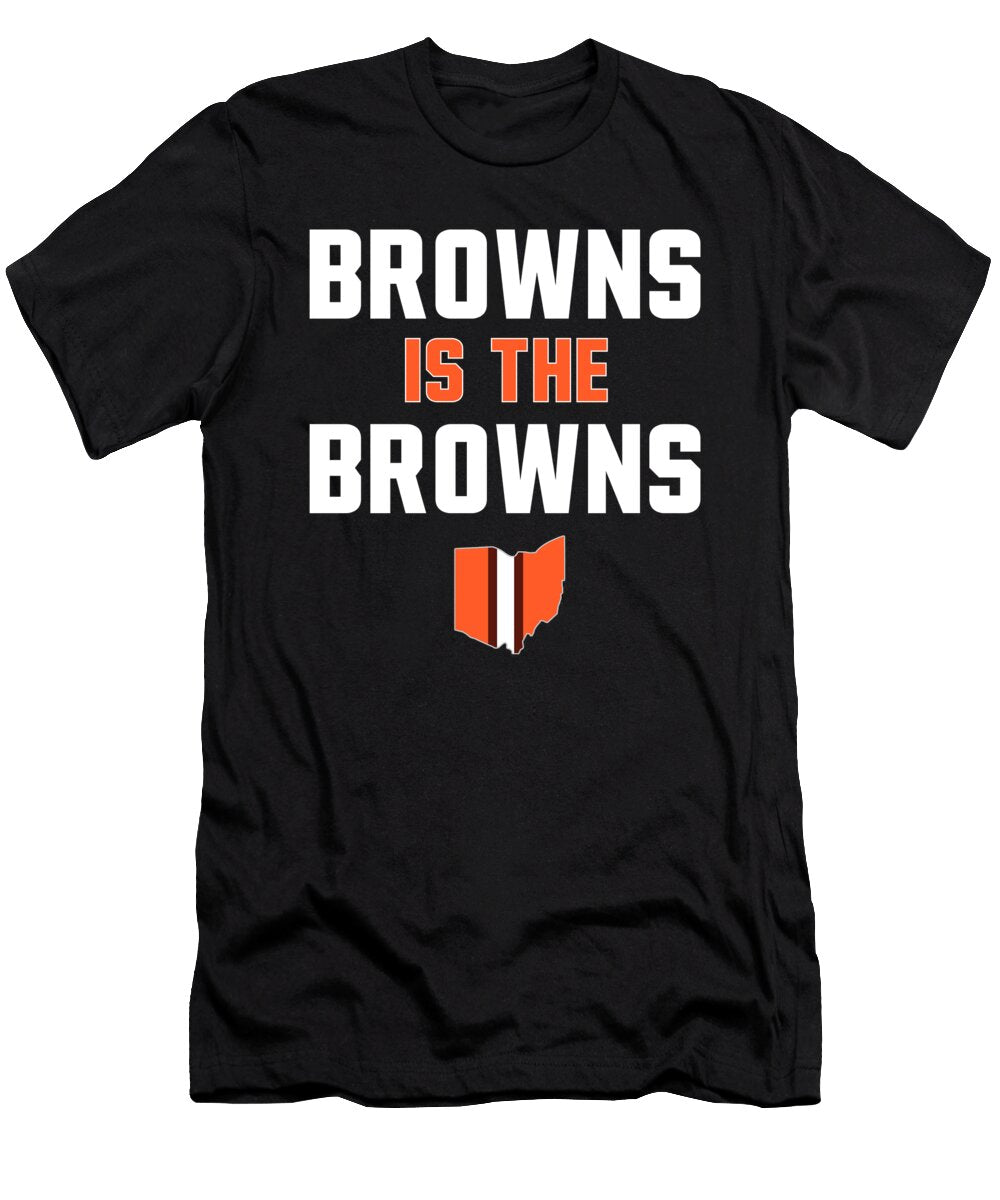 1 Browns Is the Browns Cleveland Browns Vcart T-Shirt