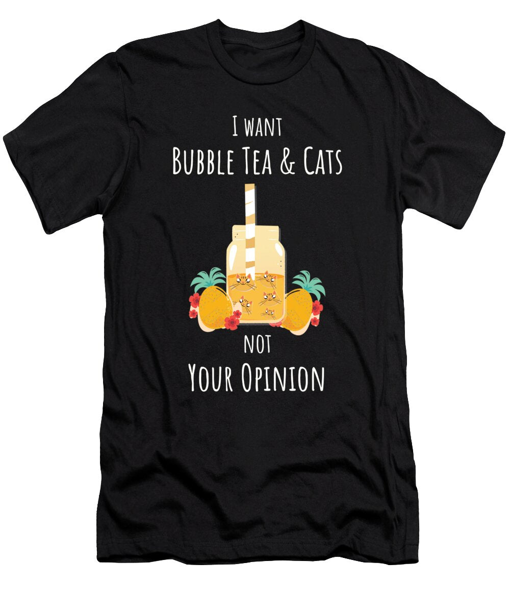 1 Bubble Tea Kawaii Saying Funny Manuel Schmucker T-Shirt