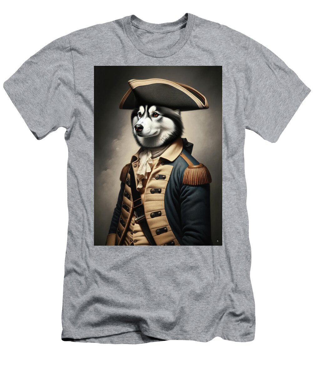 1 Canine Patriots Siberian Husky Rick Gutierrez T-Shirt