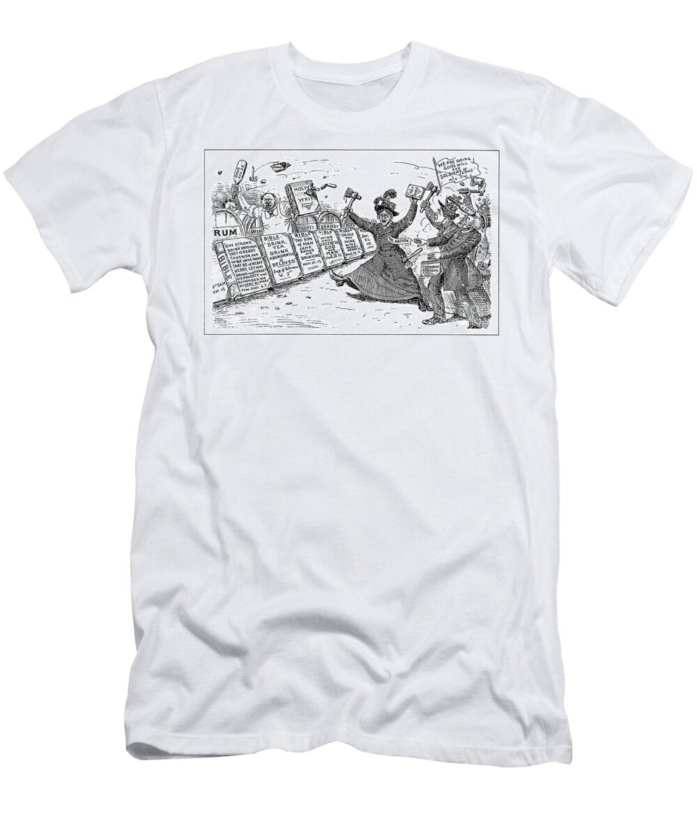 1 Carry Nation Cartoon 1901 Granger T-Shirt